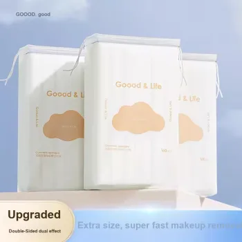 Goodgudi Extra Large 40% Makeup Remover Cotton Pads 160 Sheets/Pack