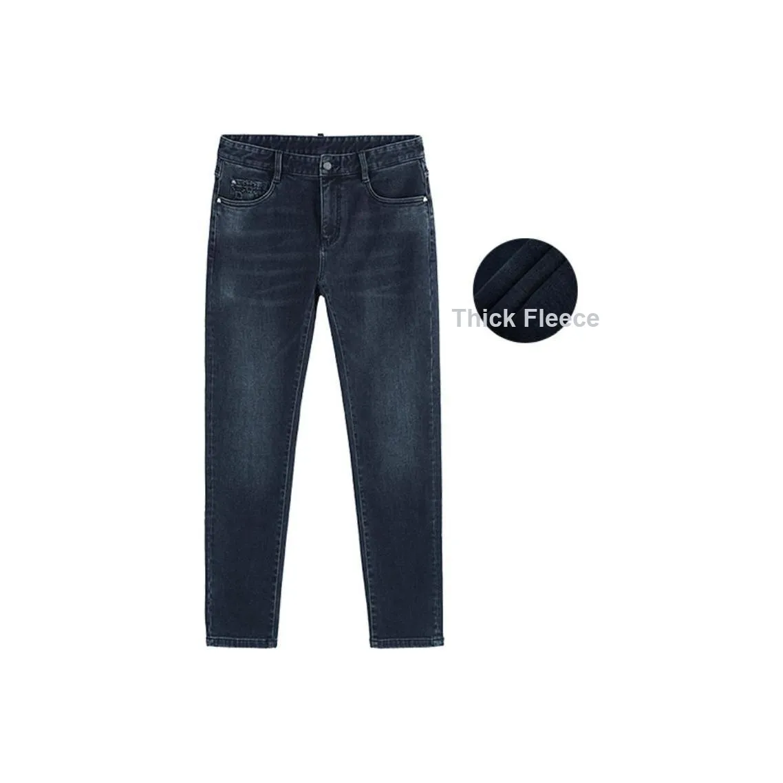 DAVID NAMAN Джинсы Мужские Темно-синие