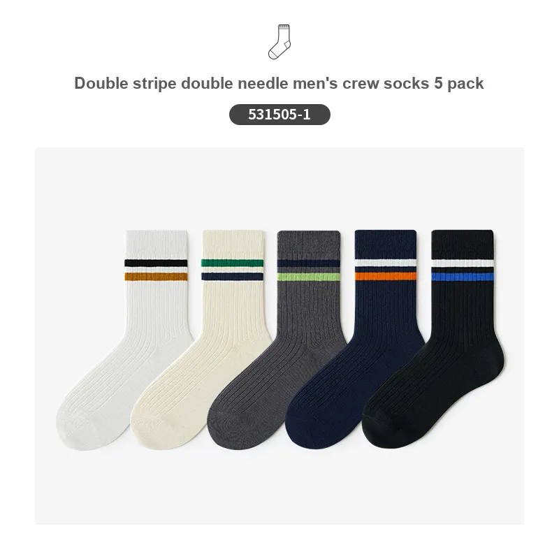 Caramella Mid Calf Socks Unisex 5 Pack-3