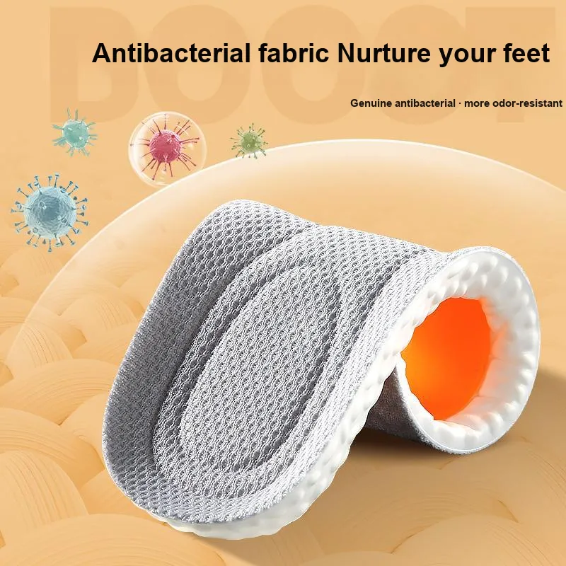 Footprint Tribe Antibacterial Mesh+PU+ETPU+Gel Insoles Kids'-4