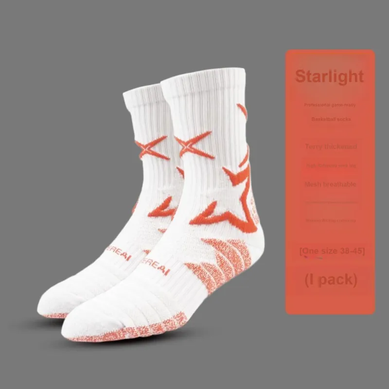 Gentle Welcome Basketball Socks Unisex Combo Set-17