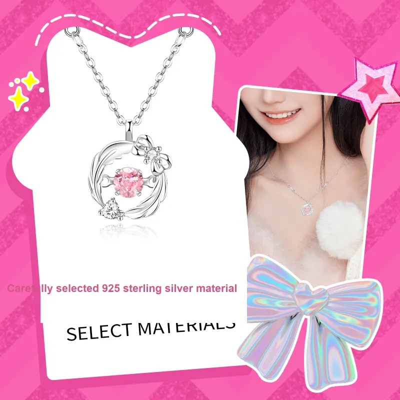 Barbie S925 Silver Necklaces Women's-1