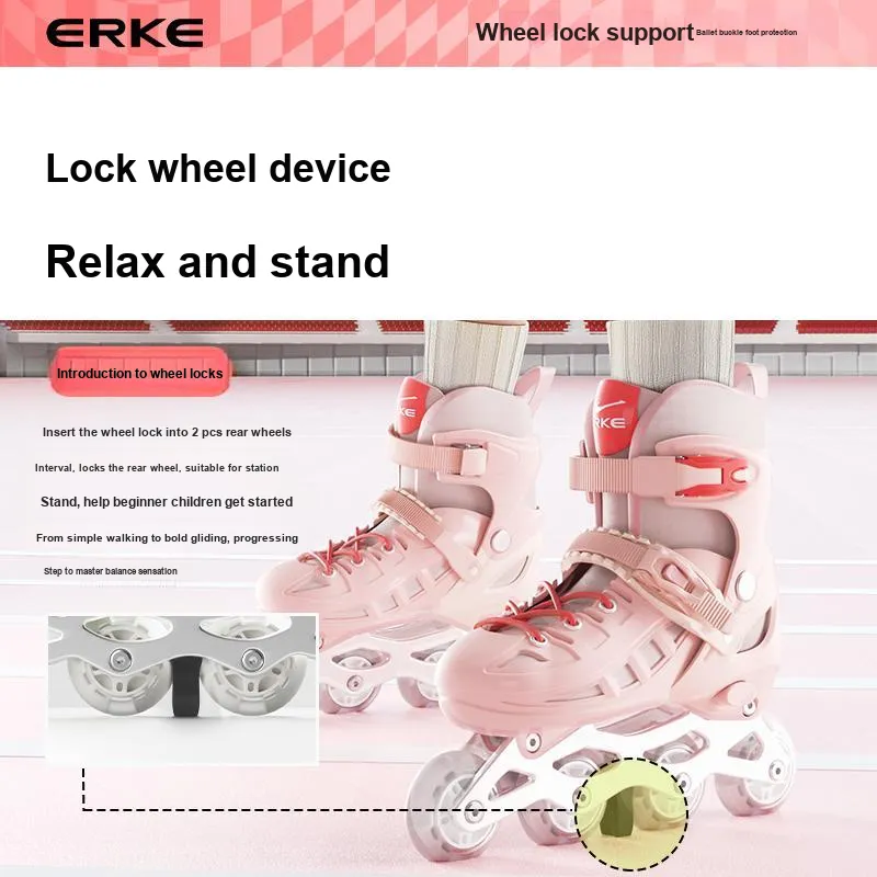Erke Inline Skates Indoor Outdoor Sports Unisex-7
