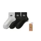 [3 Pack]Black/Black/Light Gray
