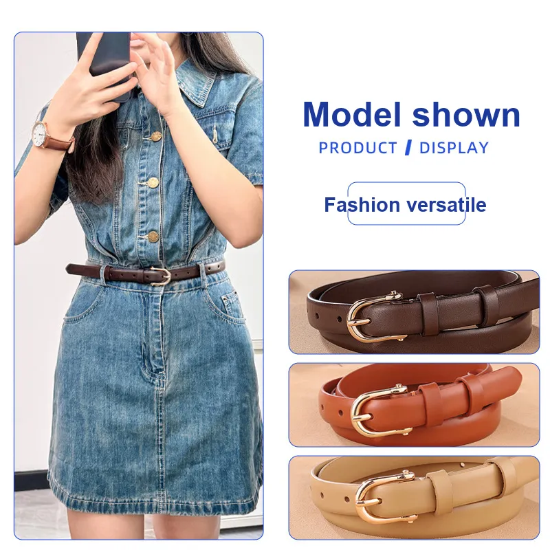ROBINHOOD Top Grain Cow Leather Belts Women's 2cm-4