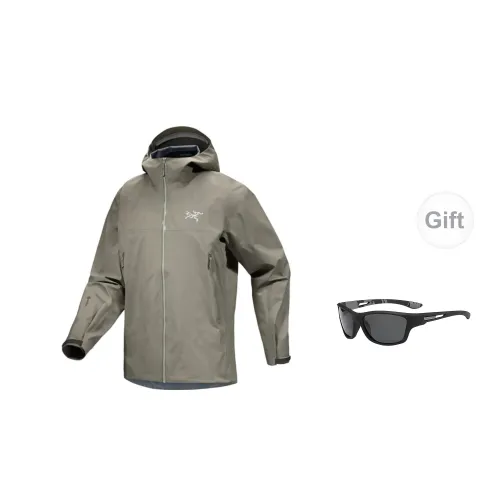 Arcteryx Beta Series Windbreaker Jackets Men Misty Green Grey+Free Eyeglasses