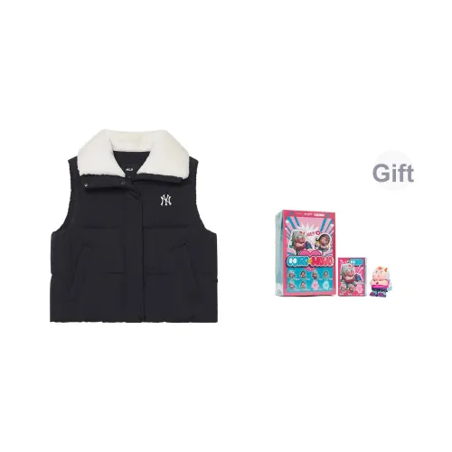 Mlb Base Logo New York Yankees Basic Collection 24FW Жилет Женские Черный