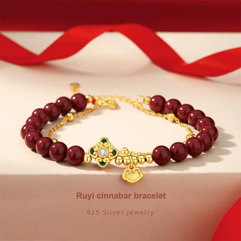 CLARKIA FLOWER Cinnabar Bracelets Women's-1