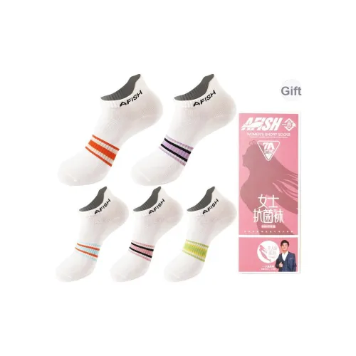 AFISH Низкие носки женские 5 пар набор в подарочной коробке