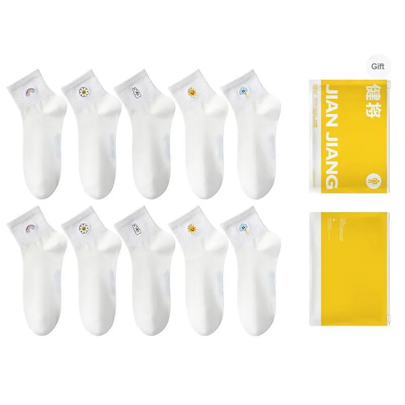 Master Mid Calf Socks Women's Shopping Bag Combo Set-7