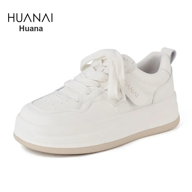 HUANAI Cushioning Lightweight Height Increasing Low-Top Casual Shoes Women's-4