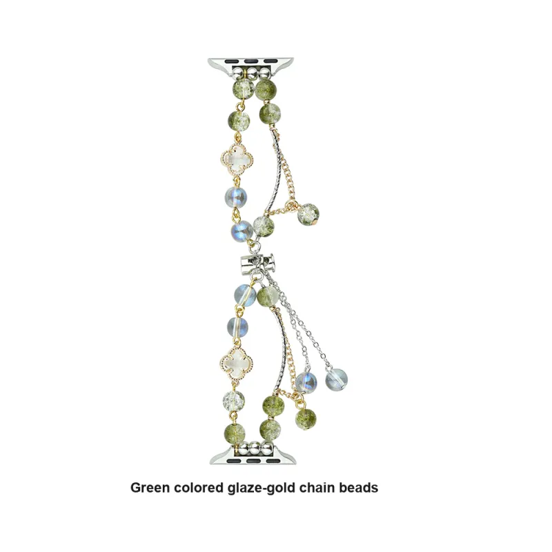 Vobafe Watch Band Apple Compatibility Cat's Eye Stone Material-9