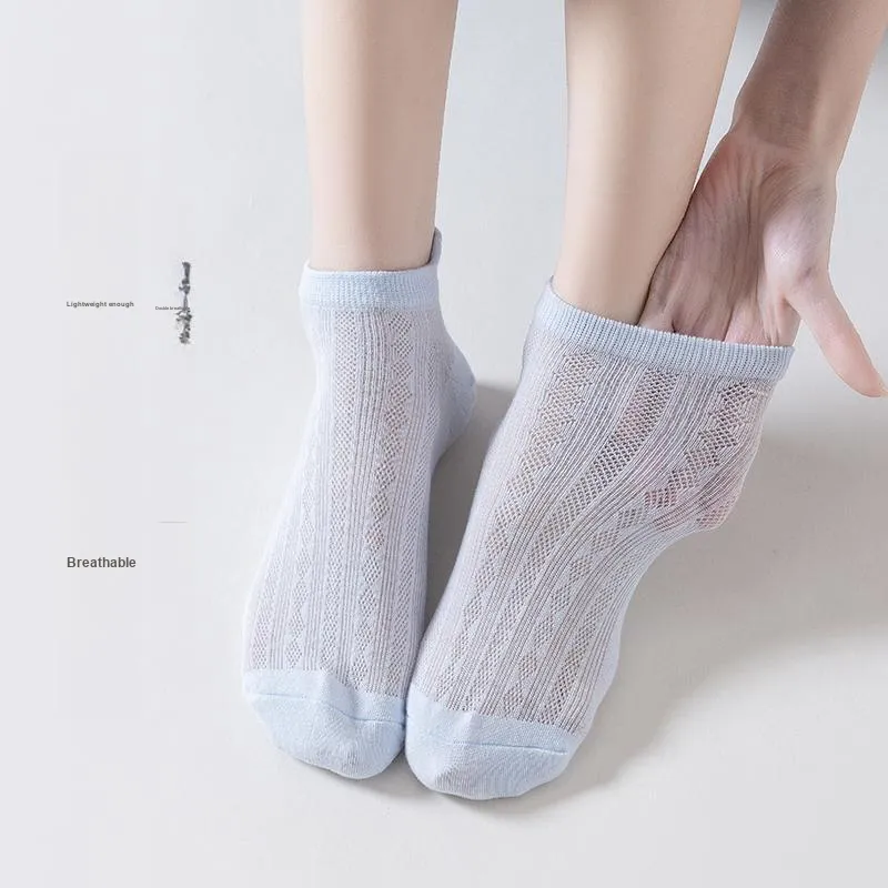 XIA.WA.ZHI.XIU Ankle Socks Women's Box 5 Pack-12