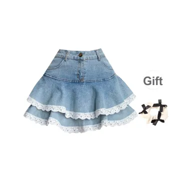 TURN UP Denim Short Skirts Women's