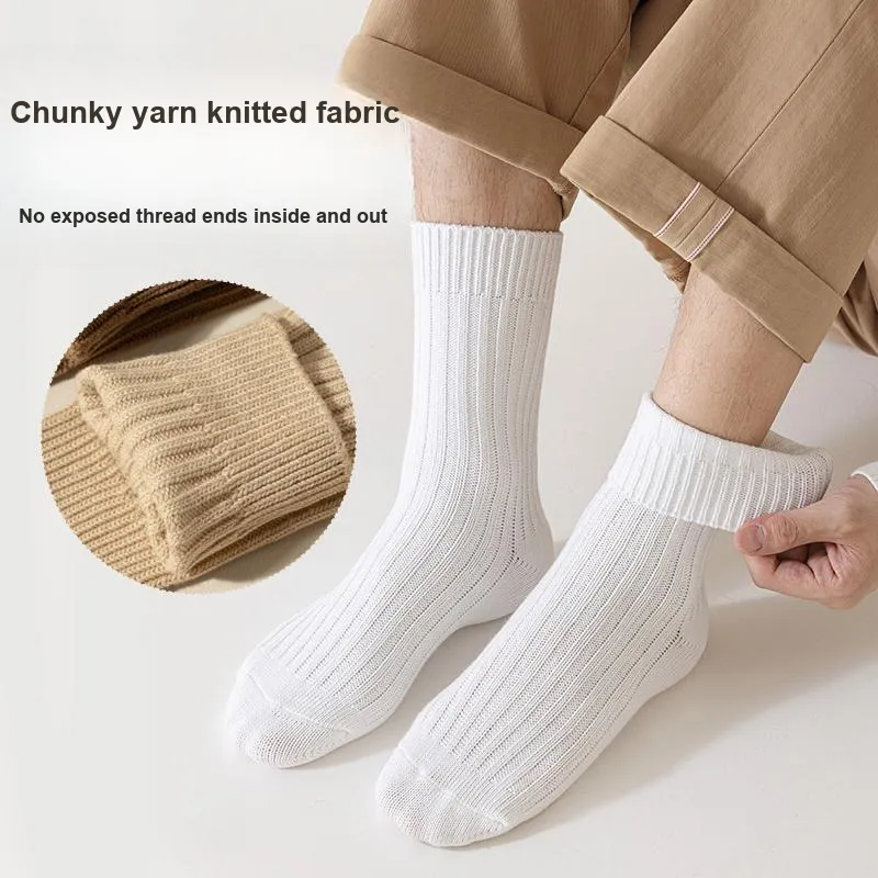 YINSHILIANGPIN Mid Calf Socks Men's 5 Pack-53