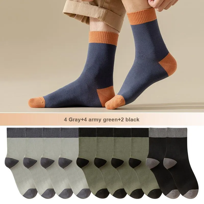 Lan Miao Mid Calf Socks Men's 10 Pack-11