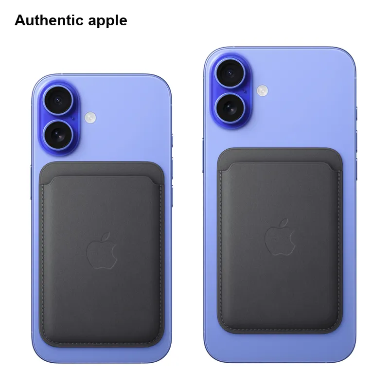 Apple Vegan Leather Material For IPhones Exquisite Fine Grained Card Holder Compatibility IPhone 12 16 Collection-1