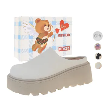 NTOZE Abrasion Resistant Closed Toe Slippers Women's