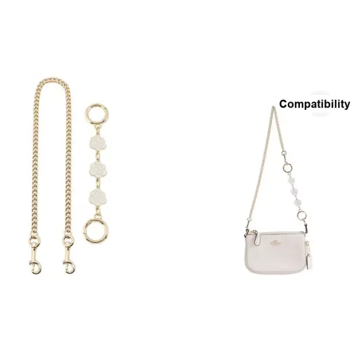 Modified Sauce Металл Сумка Ремень Женская Белый Золотой Тон