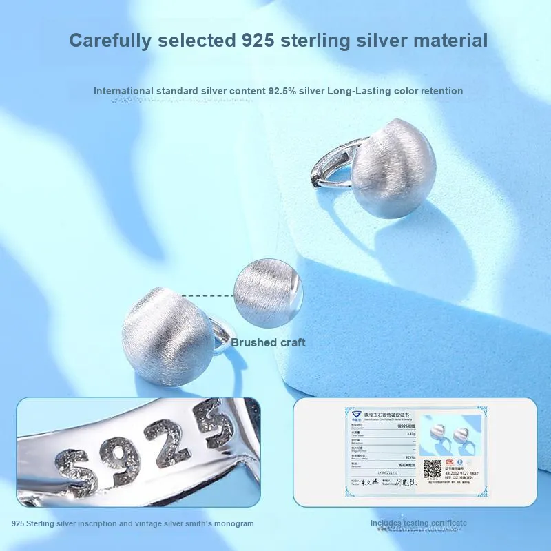 LAOYINJIANG S925 Silver Earrings Women's-5