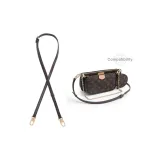 [Crossbody Style]Brown 1.5cm Width Adjustable 90-120cm