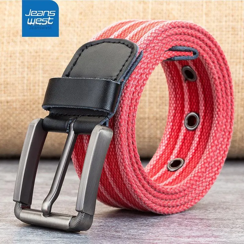 JEANSWEST Canvas Belt Men's 3.8CM-3