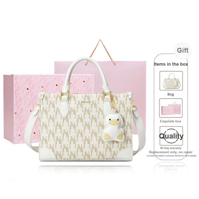 NUCELLE PVC One Shoulder Shoulder Bag Handbag Medium Size Women's Peachy Pink-9