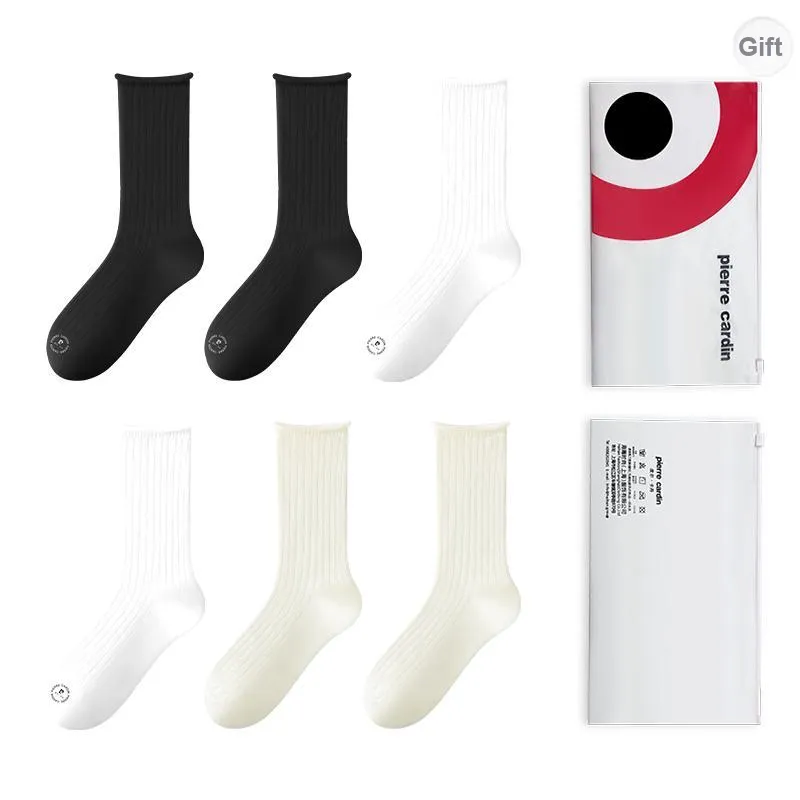 PIERRE CARDIN Mid Calf Socks Women's Shopping Bag 6 Pack-2