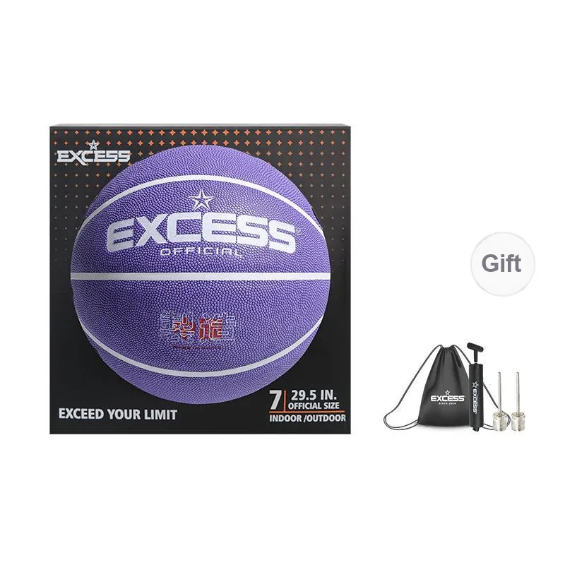 EXCESS PU Basketball Stella Purple Size 7 Ball Training Unisex-1