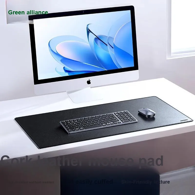 UGREEN Leather Large Office Desktop Laptop Minimalist Style Premium Computer Writing Desk Mat, Large Size Mouse Pads-1