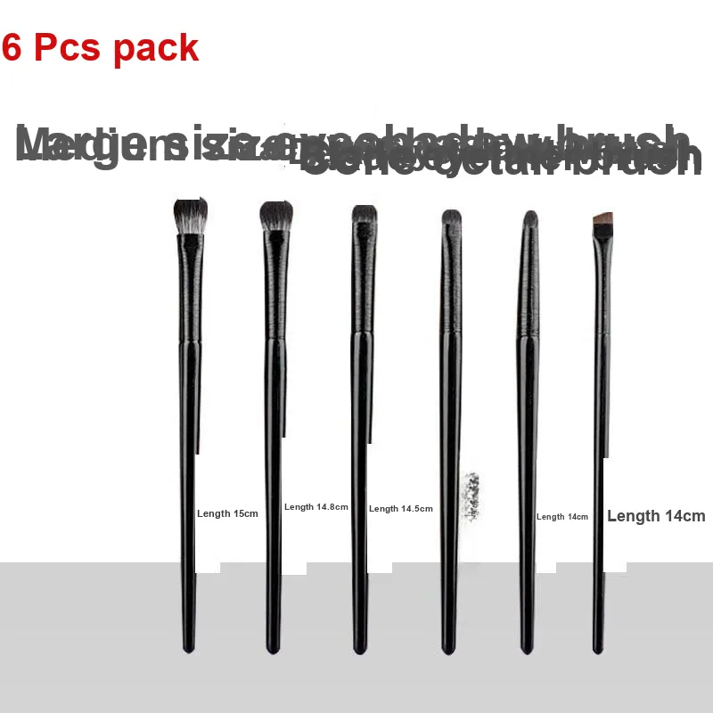 A Few More Cute Black Makeup Brushes Highlighter Detail Brush Knife Edge Eyeliner And Resting Snake Brush-13