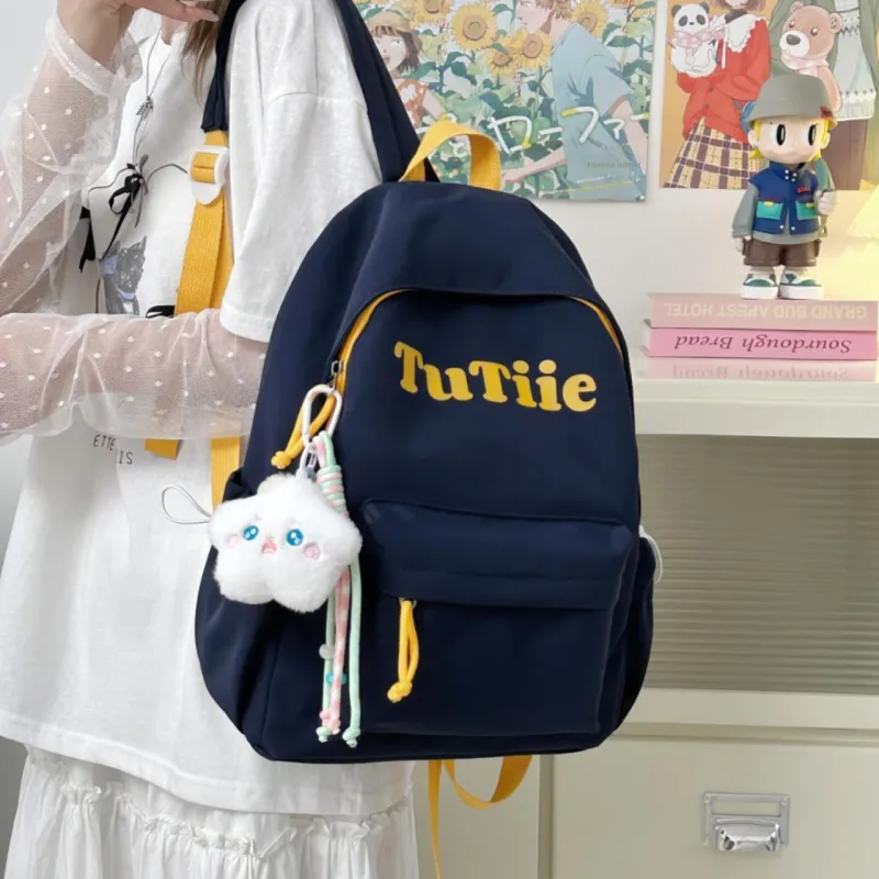 Meow In The Grass Polyester Backpack Unisex Multicolor-31