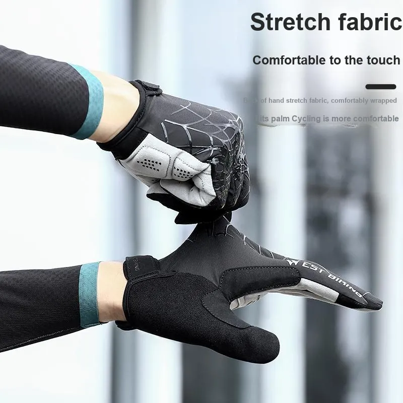 WEST BIKING Riding Equipment Cycling Glove Outdoor Unisex Polyamide-10
