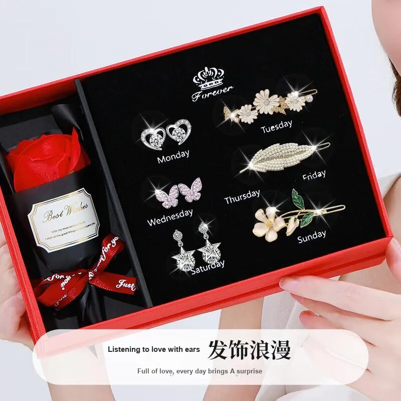 Enchanting Cat Alloy Hair Clips Women's-3