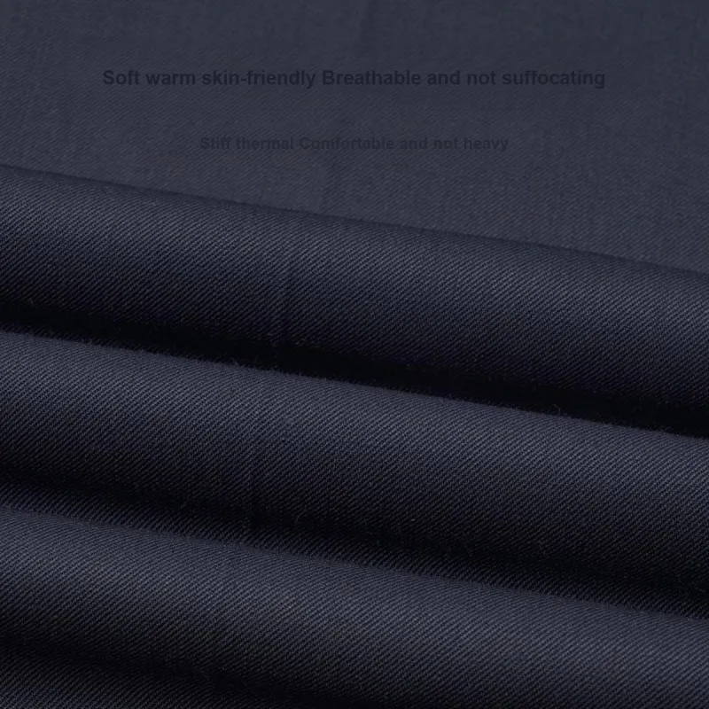 GOLDLION Spring Summer Suit Trouser Slim Fit Men's Black/Navy Blue-4