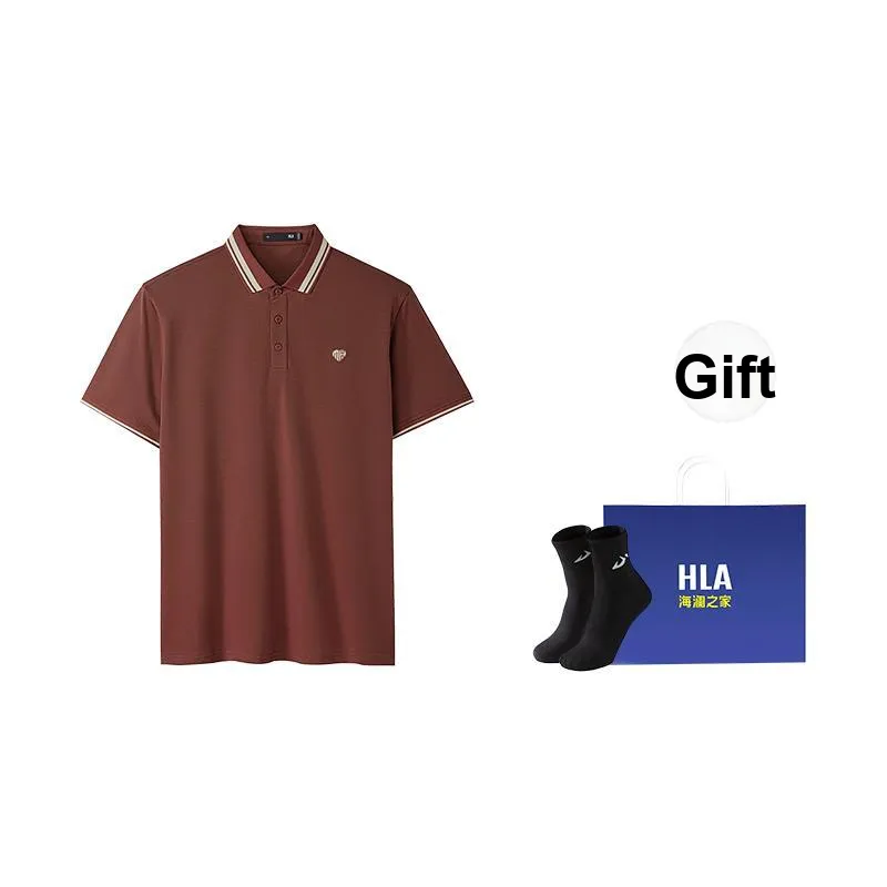HLA The Heart Is The Series Polo Shirt Men's-3