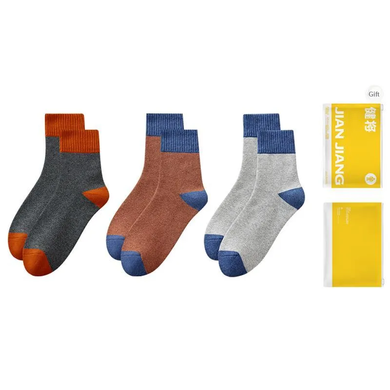 Master Mid Calf Socks Men's Shopping Bag Combo Set-8
