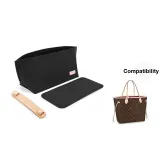 Vegetable Tanned Leather Pressure-Relieving Shoulder Pads-Black Medium Size Liner+Bottom Pad Combination