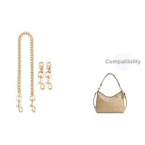 [Gold-Tone Two-Piece Set]Pig Nose *2+Decorative Chain 45cm