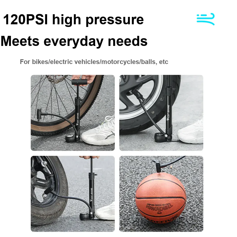 WEST BIKING Bicycle Balls Balloon Toy Bicycle Pumps-7