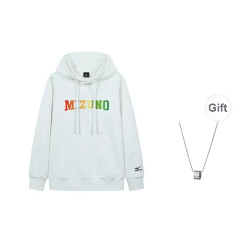 Mizuno Sweatshirt Unisex White Comes With Necklace