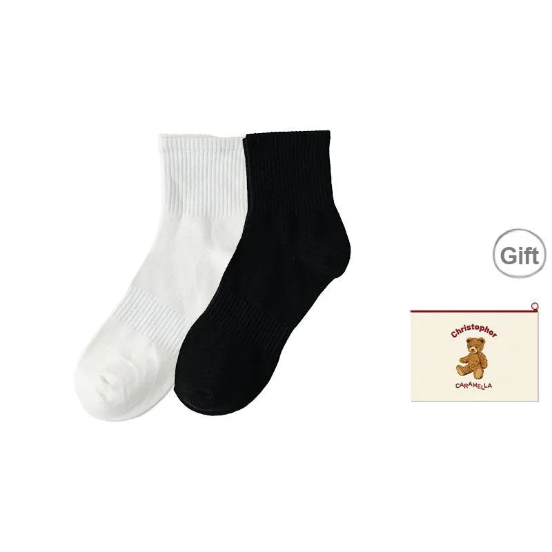 Caramella Mid Calf Socks Unisex Shopping Bag Combo Set-13