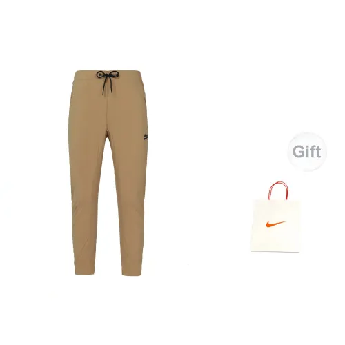 Nike Casual Pants Men Khaki+Gift Bag