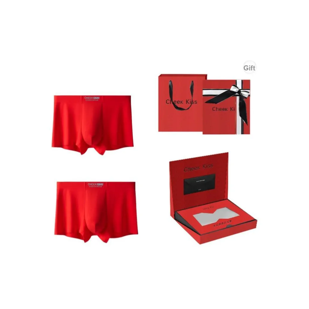 Cheekkiss Underwear Gift Boxes Men's Red