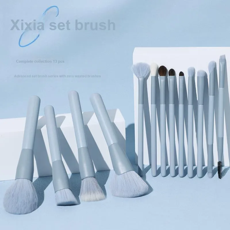 XIBI Super Soft Set Of Portable Animal Fur Brushes Stippling Brush For Eye Shadow Makeup Tools Makeup Brushes-2