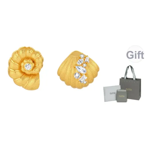 YPYN Сплав Серьги-гвоздики Женские Золото