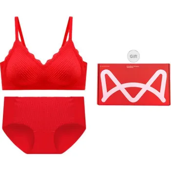 MIIOW Underwear Set Women's Gift Box Set Red