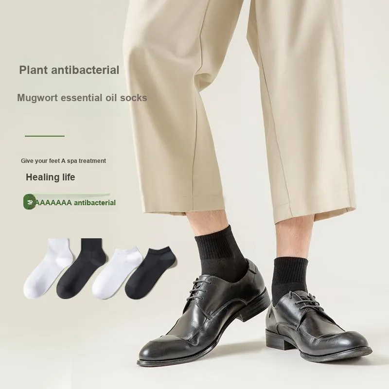 AOKANG Mid Calf Socks Unisex Gift Box Of 6 Doubles-1