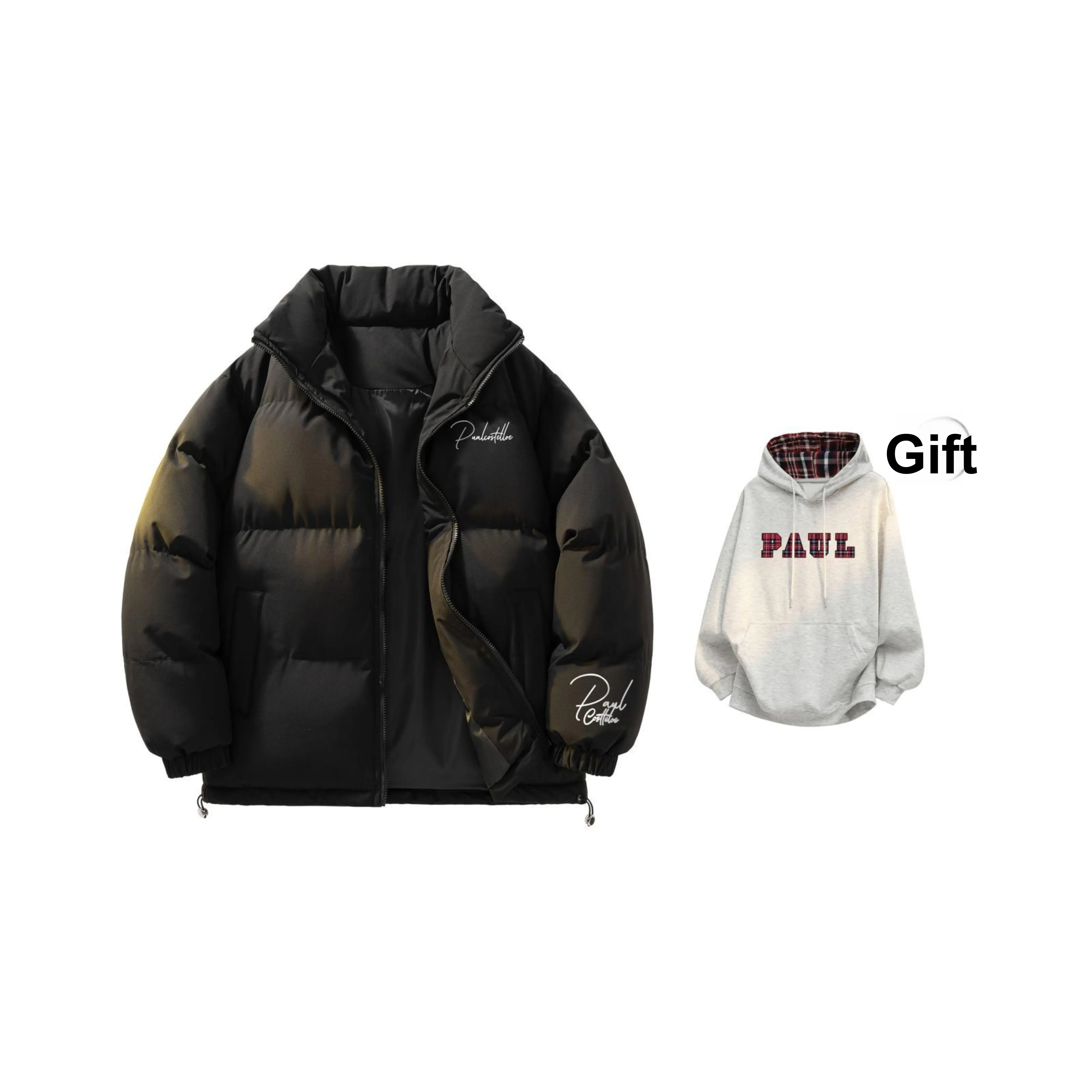 PAUL COSTELLOE Хлопковый пуховик унисекс