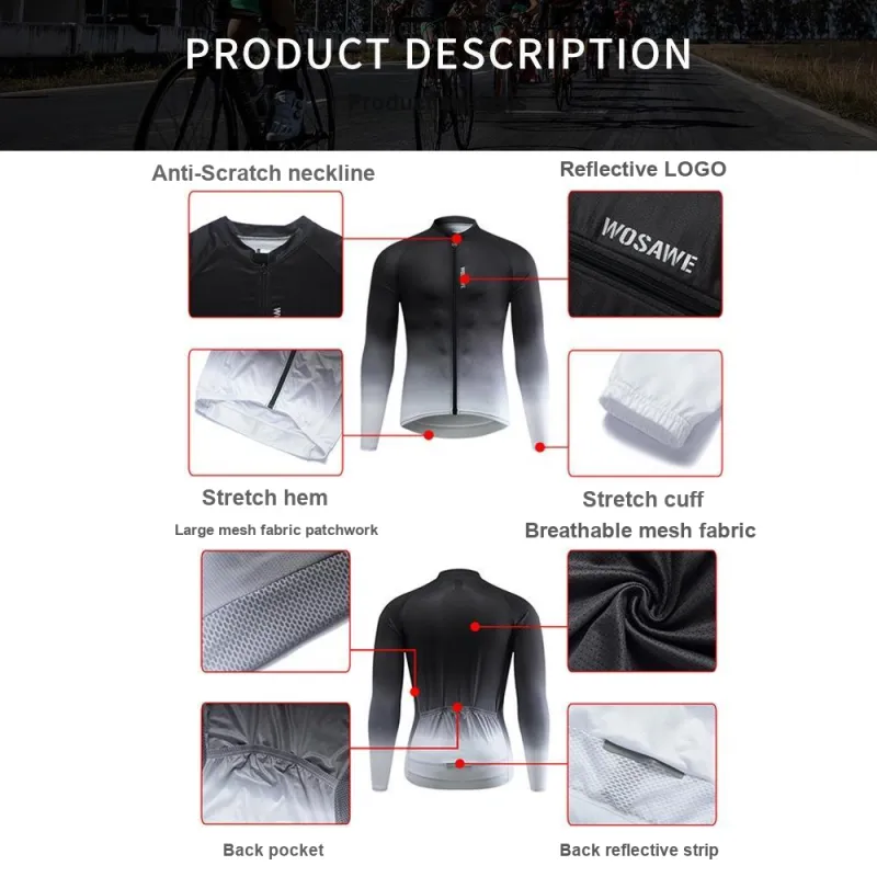 WOSAWE Cycling Clothing Unisex-7